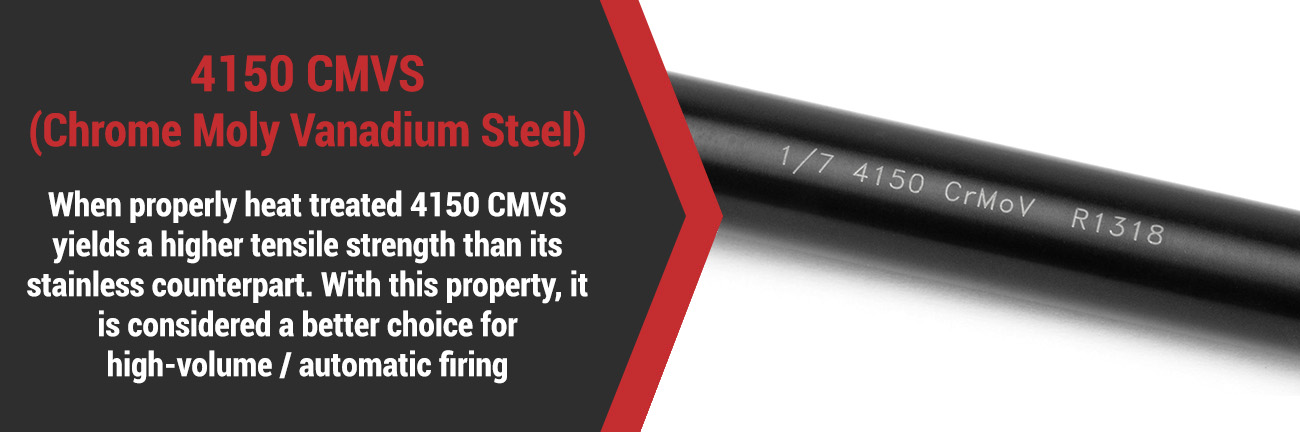 4150 CMV Steel Barrel