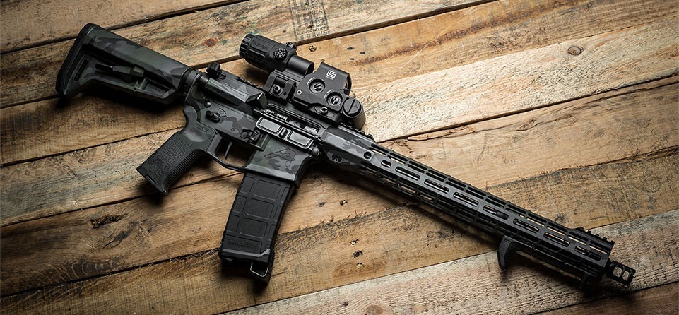 AR-15 Rifle with Accessories