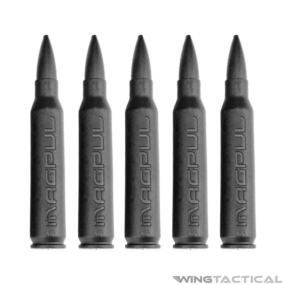 Black Magpul dummy rounds