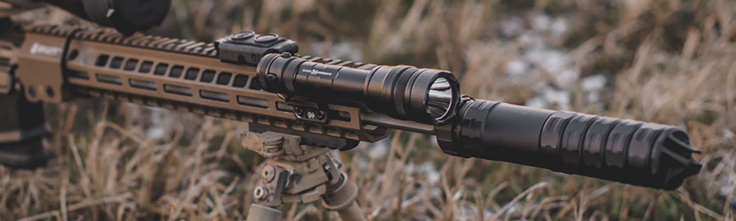 Cloud Defensive Flashlight on AR-15